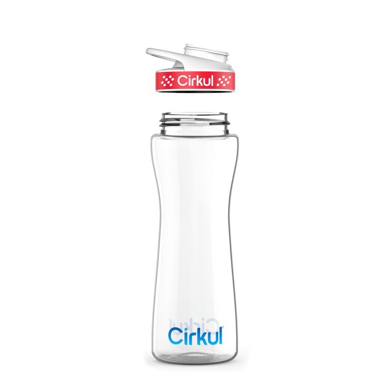 22oz. Plastic Bottle & Comfort Grip Lid U17A