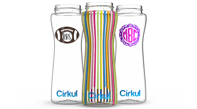 Custom 22oz. Plastic Bottle & Comfort Grip Lid 80ID