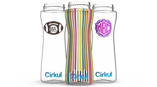 Custom 22oz. Plastic Bottle & Comfort Grip Lid 80ID
