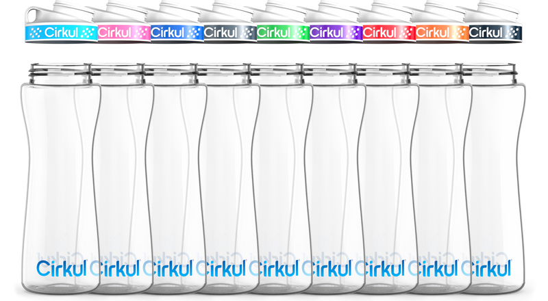 Custom 22oz. Plastic Bottle & Comfort Grip Lid 80ID