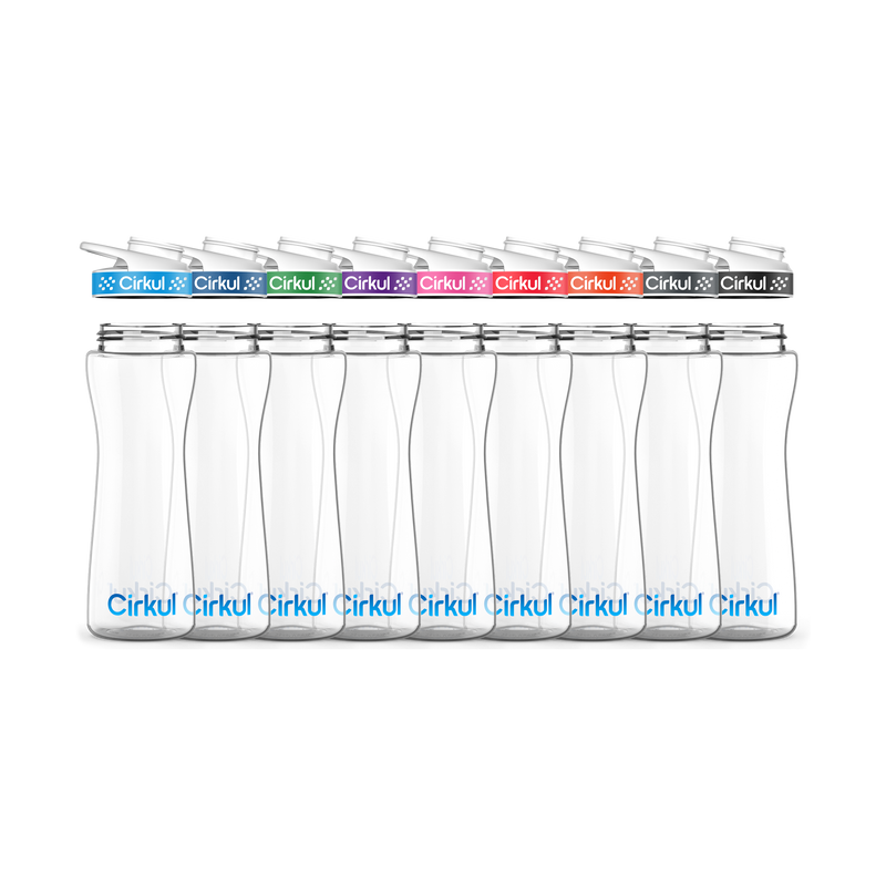 22oz. Plastic Bottle & Comfort Grip Lid U17A
