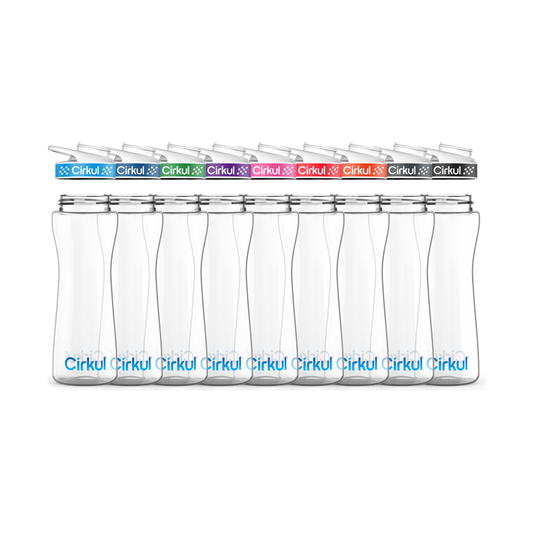 22oz. Plastic Bottle & Comfort Grip Lid U17A