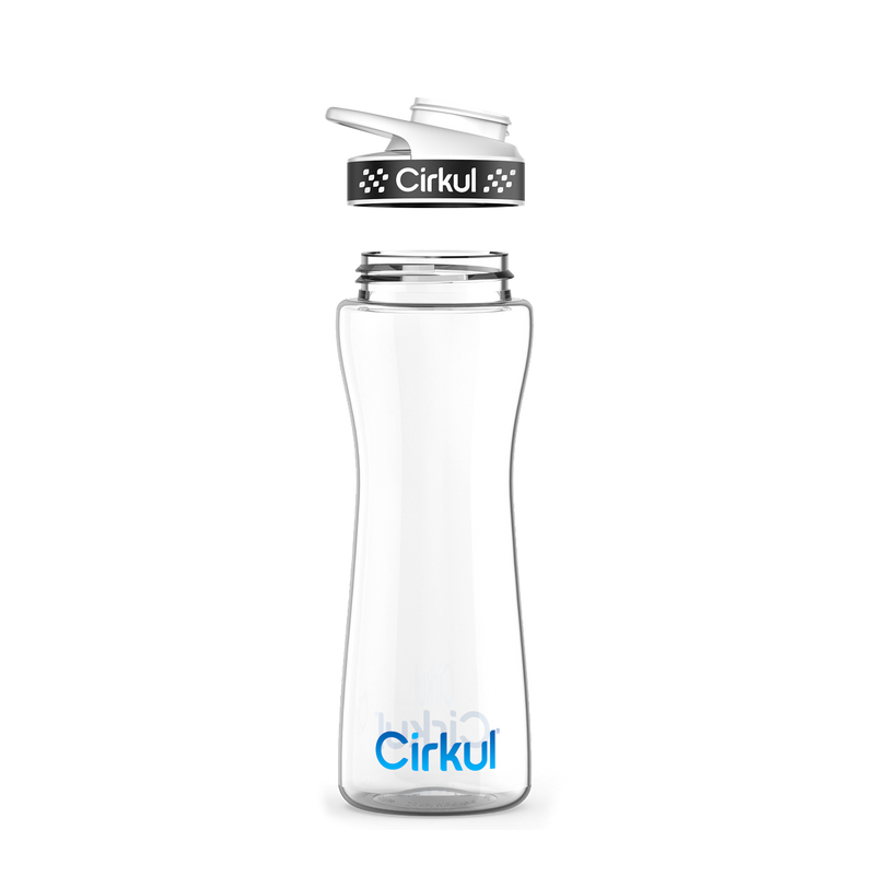 22oz. Plastic Bottle & Comfort Grip Lid U17A
