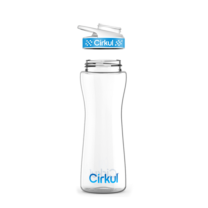 22oz. Plastic Bottle & Comfort Grip Lid U17A