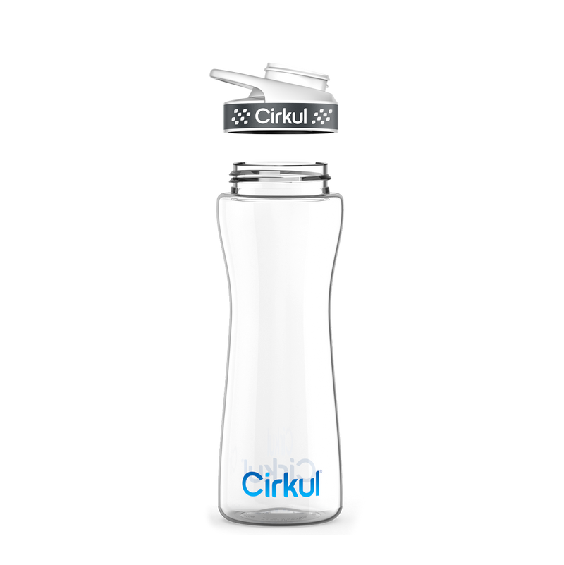 22oz. Plastic Bottle & Comfort Grip Lid U17A