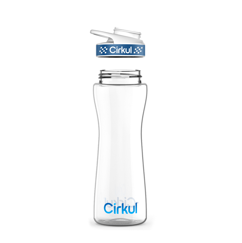 22oz. Plastic Bottle & Comfort Grip Lid U17A