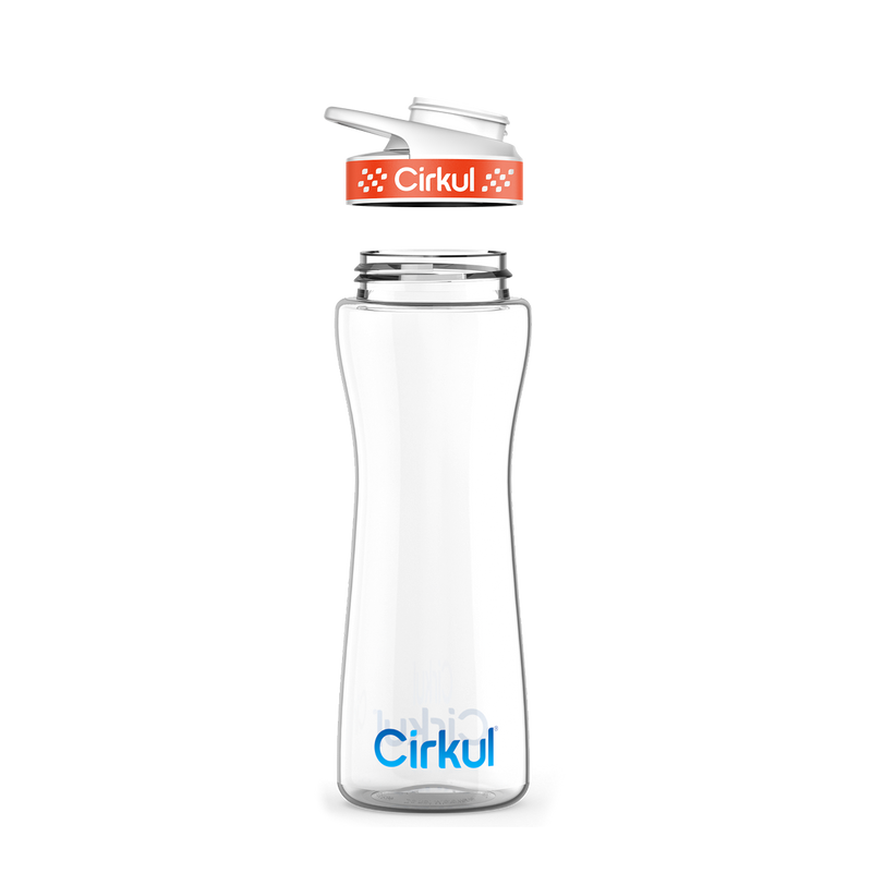 22oz. Plastic Bottle & Comfort Grip Lid U17A