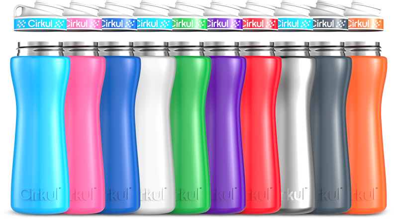 Custom 22oz. Stainless Steel Bottle & Comfort Grip Lid 7NR5