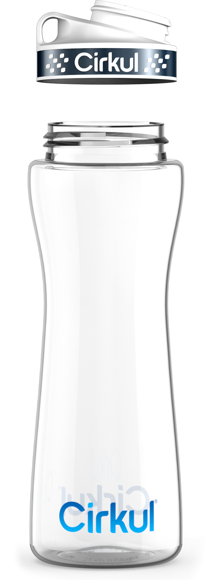 Custom 22oz. Plastic Bottle & Comfort Grip Lid 80ID