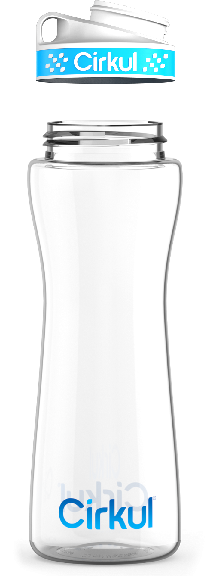 Custom 22oz. Plastic Bottle & Comfort Grip Lid 80ID