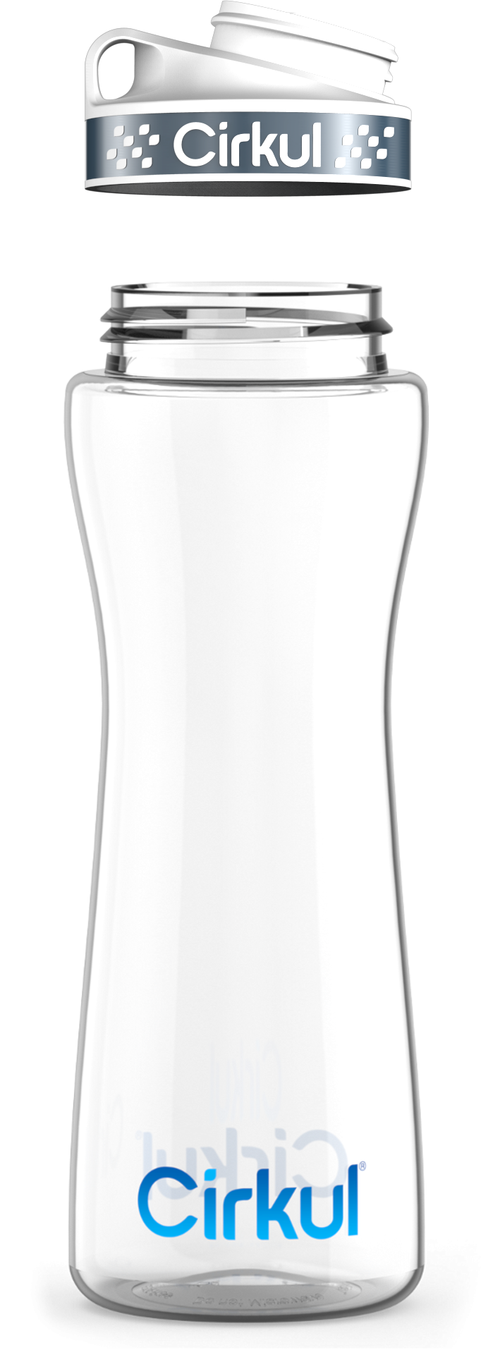 Custom 22oz. Plastic Bottle & Comfort Grip Lid 80ID