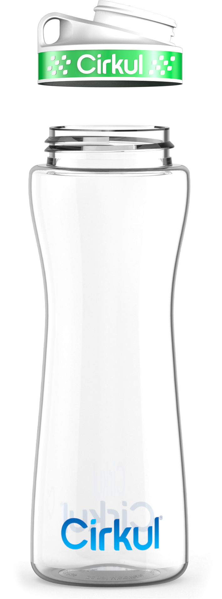 Custom 22oz. Plastic Bottle & Comfort Grip Lid 80ID