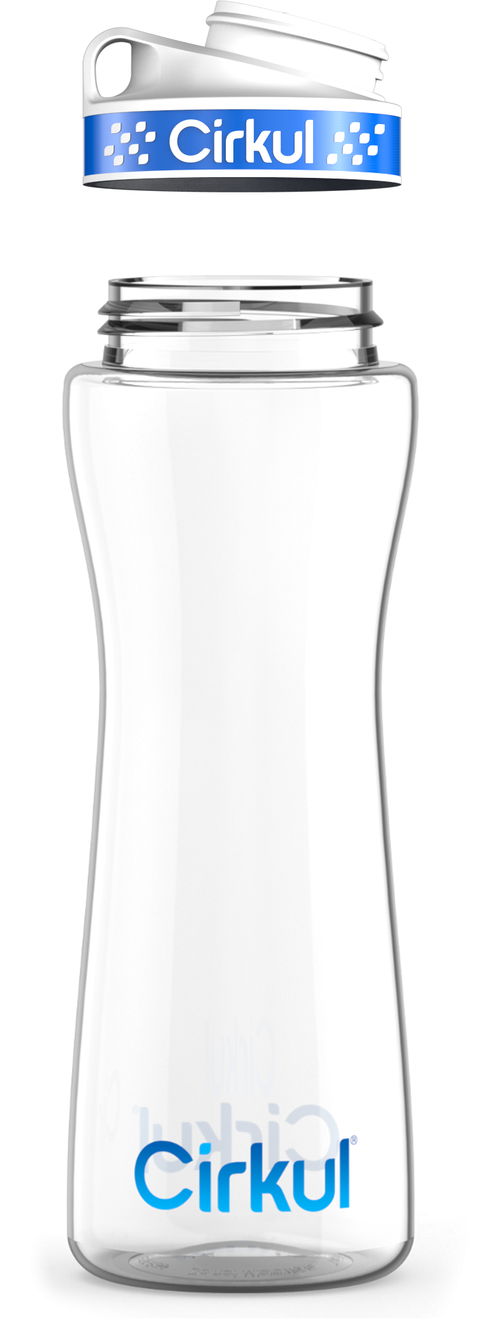 Custom 22oz. Plastic Bottle & Comfort Grip Lid 80ID