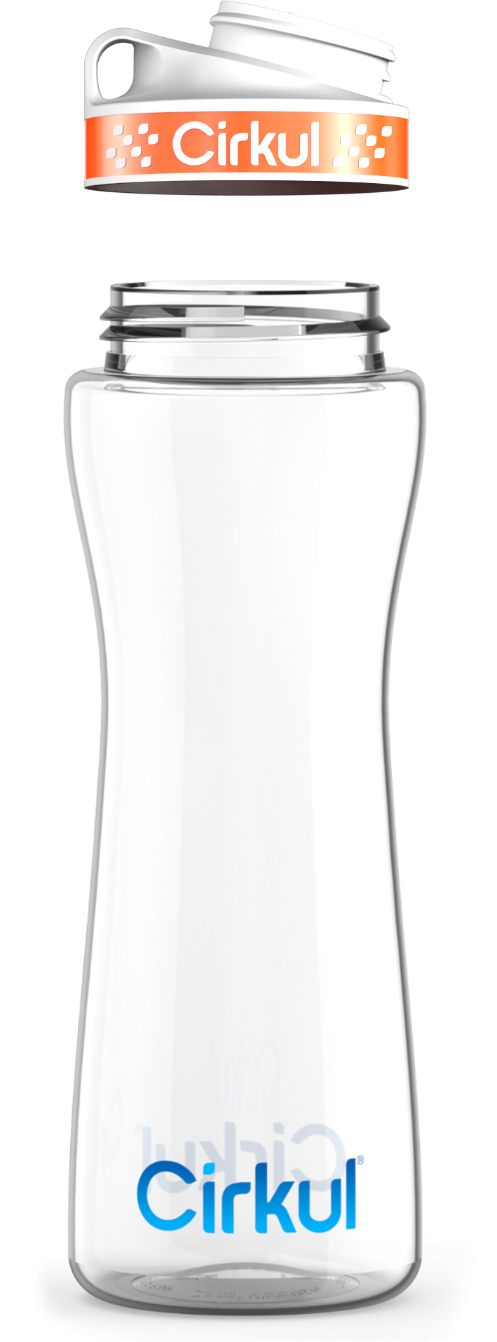 Custom 22oz. Plastic Bottle & Comfort Grip Lid 80ID