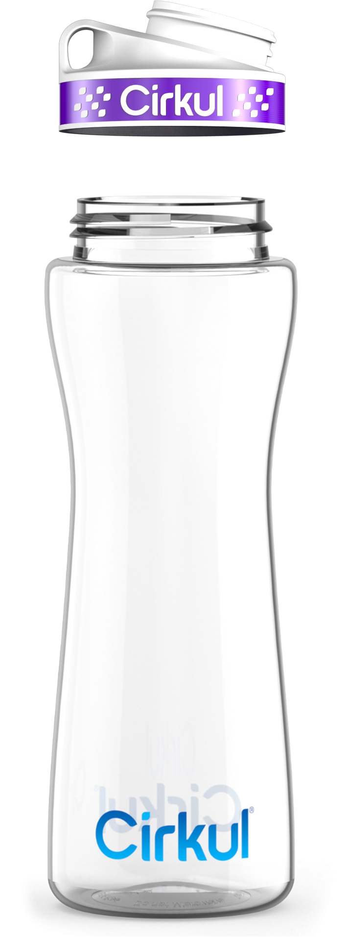 Custom 22oz. Plastic Bottle & Comfort Grip Lid 80ID