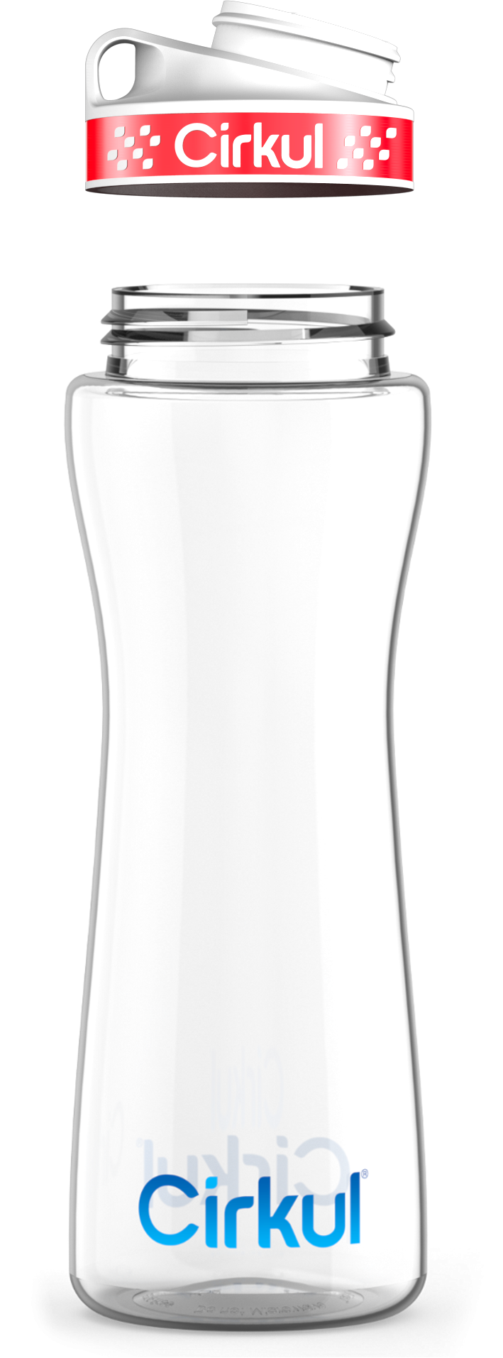 Custom 22oz. Plastic Bottle & Comfort Grip Lid 80ID