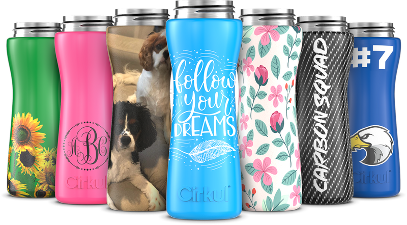 Custom 22oz. Stainless Steel Bottle & Comfort Grip Lid 7NR5